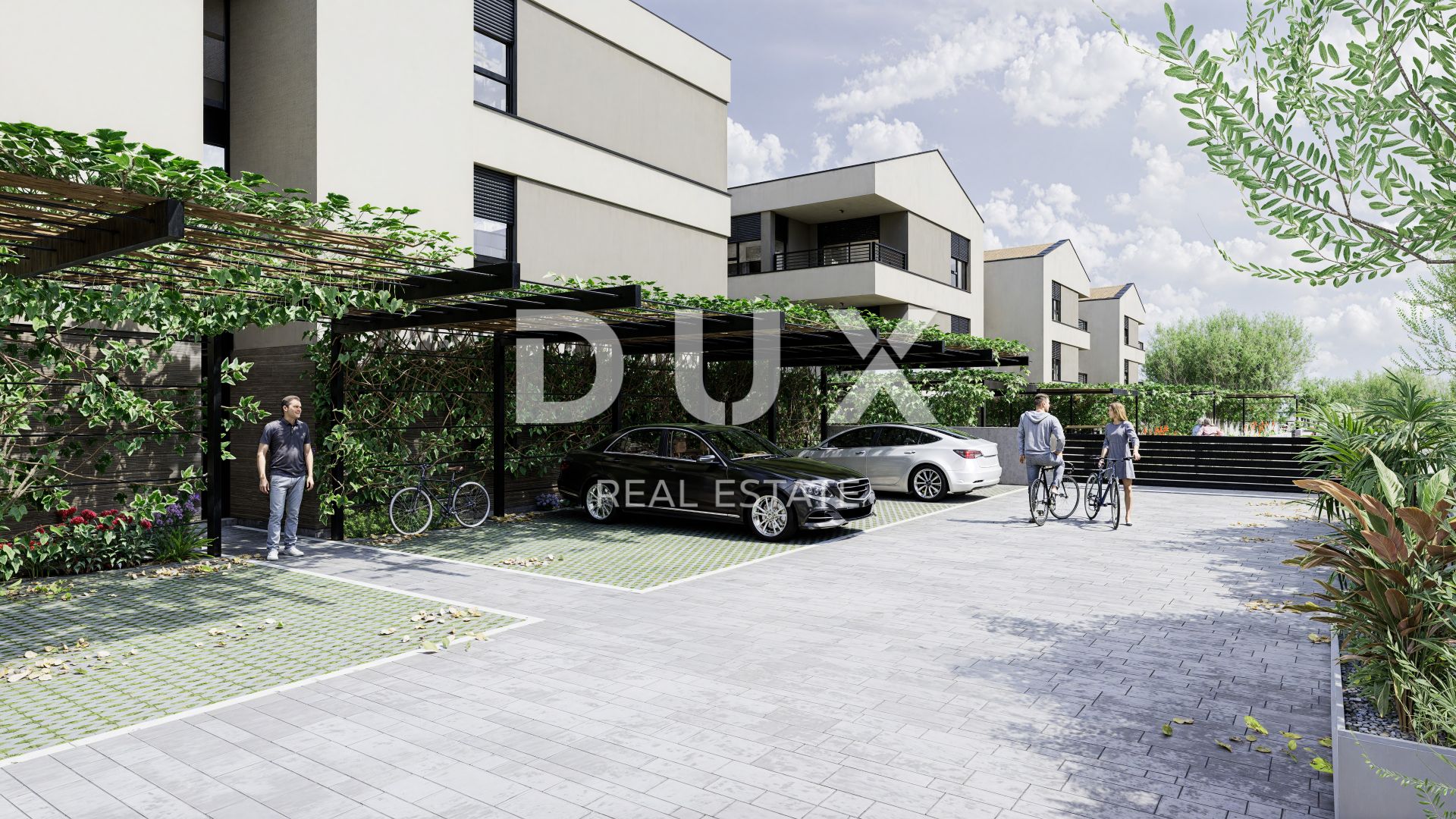 ISZTRIA, FAŽANA - Kertes apartman egy privát komplexumban úszómedencével!