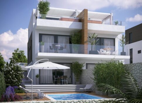 PAG, NOVALJA - Duplex penthouse tetőterasszal