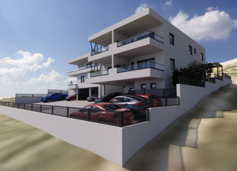 PAG SZIGETE, PAG VÁROSA - Apartman látványos kilátással!