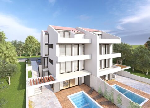 CRIKVENICA, DRAMALJ - Duplex apartman medencével 300 méterre a tengertől!