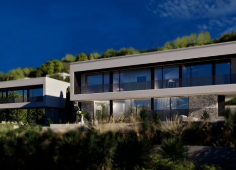 OPATIJA, MOŠĆENIČKA DRAGA - luxusvilla medencével a legfelső helyen, panorámás kilátással a tengerre