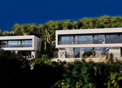 OPATIJA, MOŠĆENIČKA DRAGA - luxusvilla medencével a legfelső helyen, panorámás kilátással a tengerre