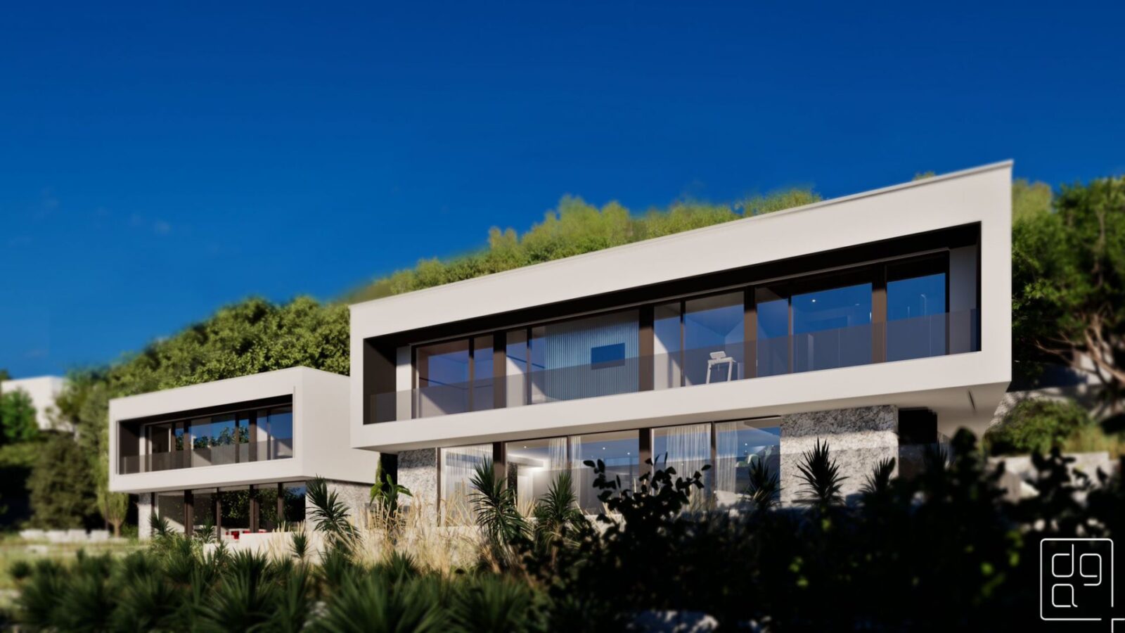 OPATIJA, MOŠĆENIČKA DRAGA - luxusvilla medencével a legfelső helyen, panorámás kilátással a tengerre