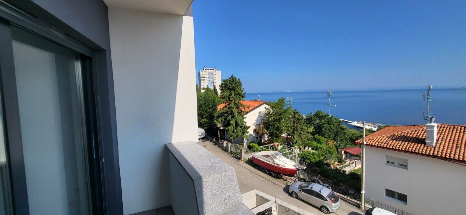 RIJEKA, KANTRIDA, minőségi új épület, 2 hálószoba + nappali S3
