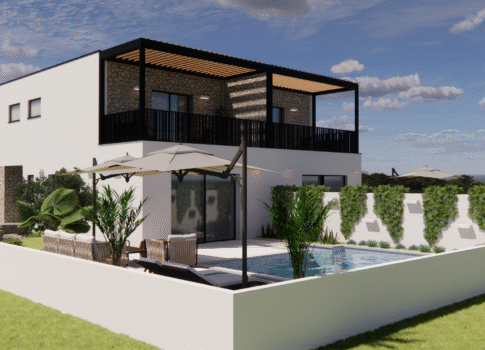 ISZTRIA, UMAG - Ikerház új épületben úszómedencével B