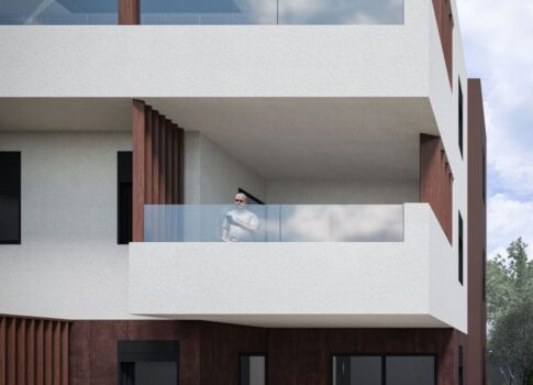 NOVALJA, JAKIŠNICA - 60 m2-es apartman az első emeleten, gyönyörű kilátással a tengerre