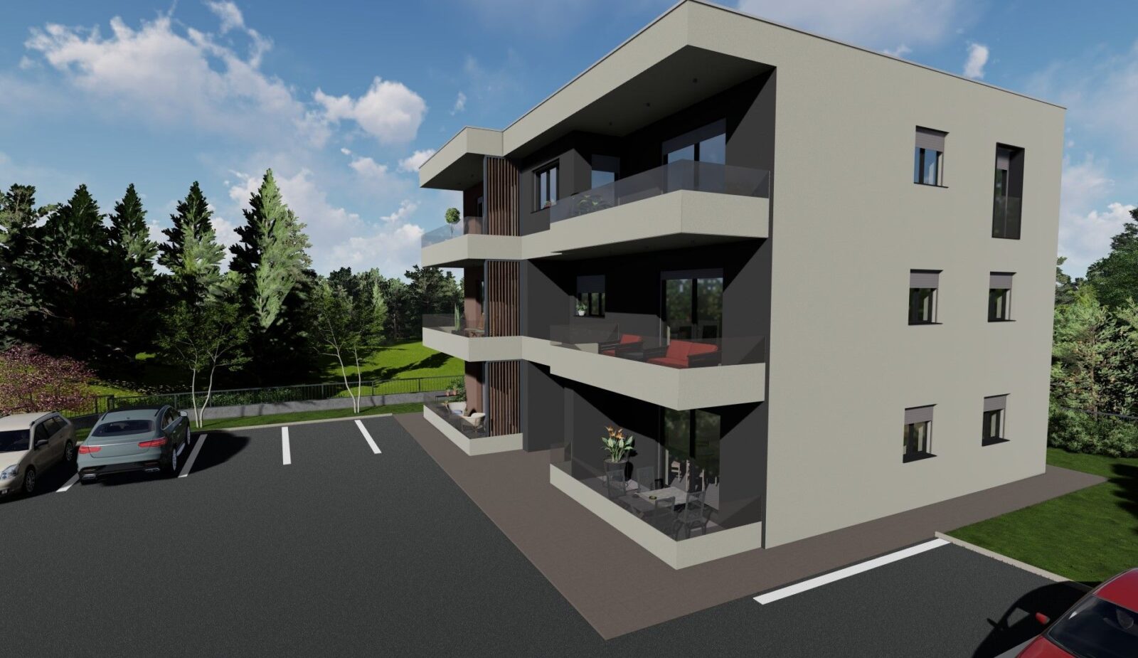 RIJEKA, VIŠKOVO - apartman 3. (67 m2) ÚJ ÉPÜLETBEN 2 HÁLÓSZOBA + NAPPALI, VIŠKOVO VÁROSI ÉPÜLET! LEHETŐSÉG!