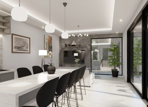 ISZTRIA, LABIN - Modern villa építés alatt úszómedencével