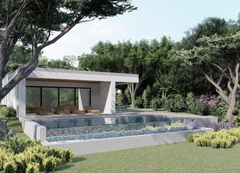 ISZTRIA, LABIN - Modern villa medencével, természet ölelésében
