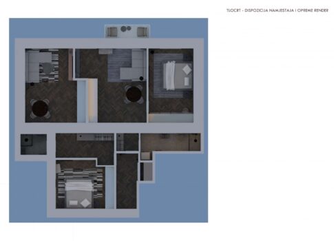 RIJEKA, KÖZPONT - Főlakás 2 lakóegység kialakítására alkalmas projekttel! Befektetés egy elit helyen!