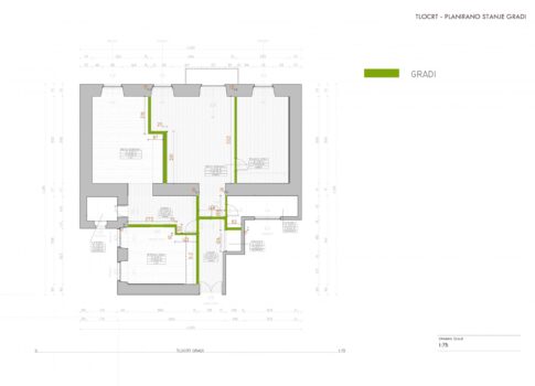 RIJEKA, KÖZPONT - Főlakás 2 lakóegység kialakítására alkalmas projekttel! Befektetés egy elit helyen!