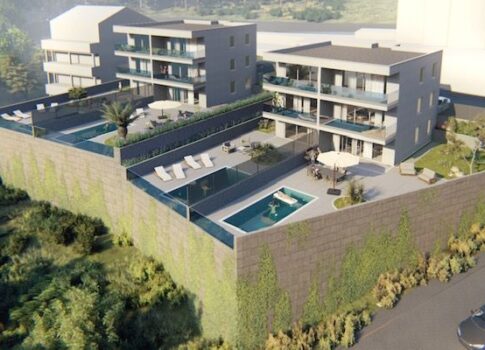 CRIKVENICA - Apartman egy új épületben, tengerre néző kilátással