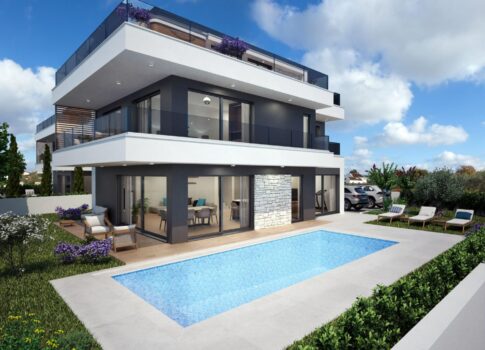 ISZTRIA, POREČ - Luxus villa a város közelében