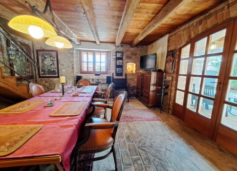 ISZTRIA, POREČ, VABRIGA - felújított kőház medencével