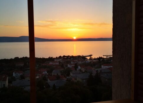 NOVI VINODOLSKI - Gyönyörű duplex apartman tengerre néző kilátással