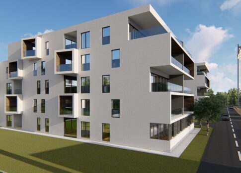 ISZTRIA, PULA, VELI VRH - 1BR+LR lakás minőségi új épületben, szabad kilátással