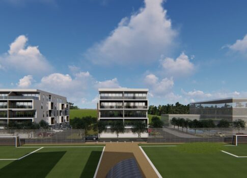ISZTRIA, PULA, VELI VRH - 1BR+LR lakás minőségi új épületben, szabad kilátással