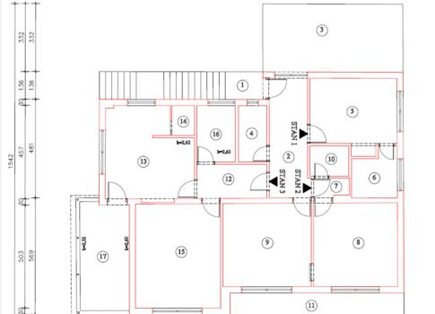 OPATIJA, MOŠĆENIČKA DRAGA - egy 3 apartmanból álló ház első emelete, mindössze 500 méterre a strandtól, kiváló befektetés a felújításhoz