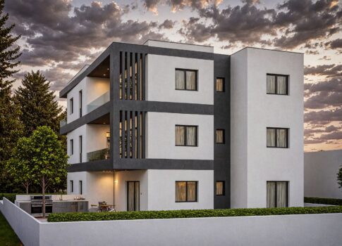 ISZTRIA, PREMANTURA - 2 hálószobás luxuslakás egy új épület földszintjén
