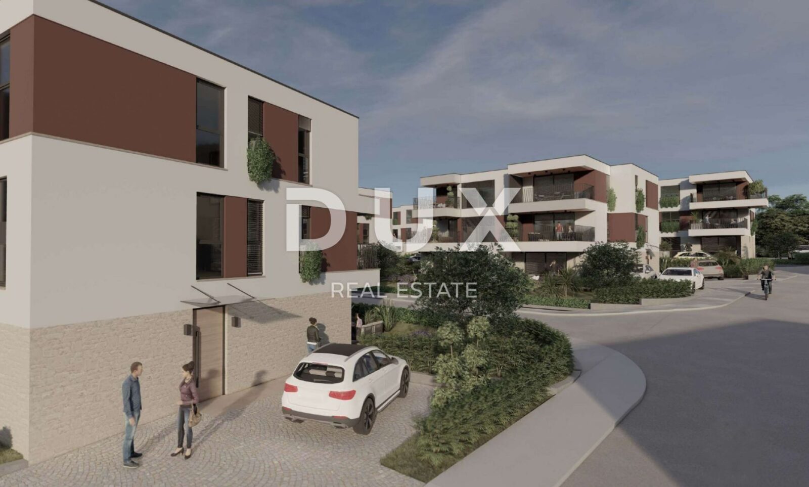 ISZTRIA, MEDULIN - Új épület nagy kerttel