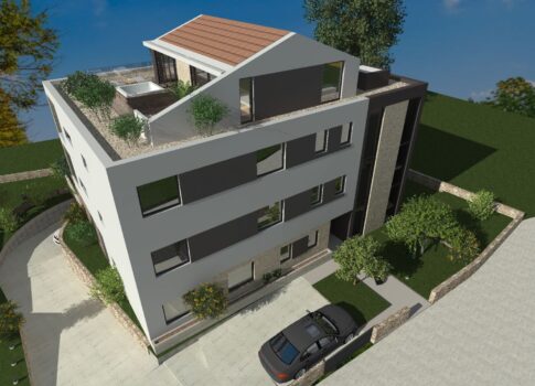 ISZTRIA, ROVINJ - 297 m2-es kétszintes apartman 500 méterre a tengertől!