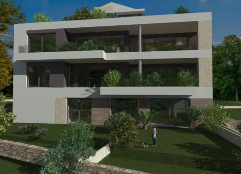 ISZTRIA, ROVINJ - 86 m2-es földszinti apartman kerttel!