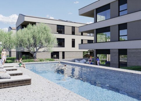 ISZTRIA, FAŽANA - Tágas apartman kerttel egy privát komplexumban úszómedencével!