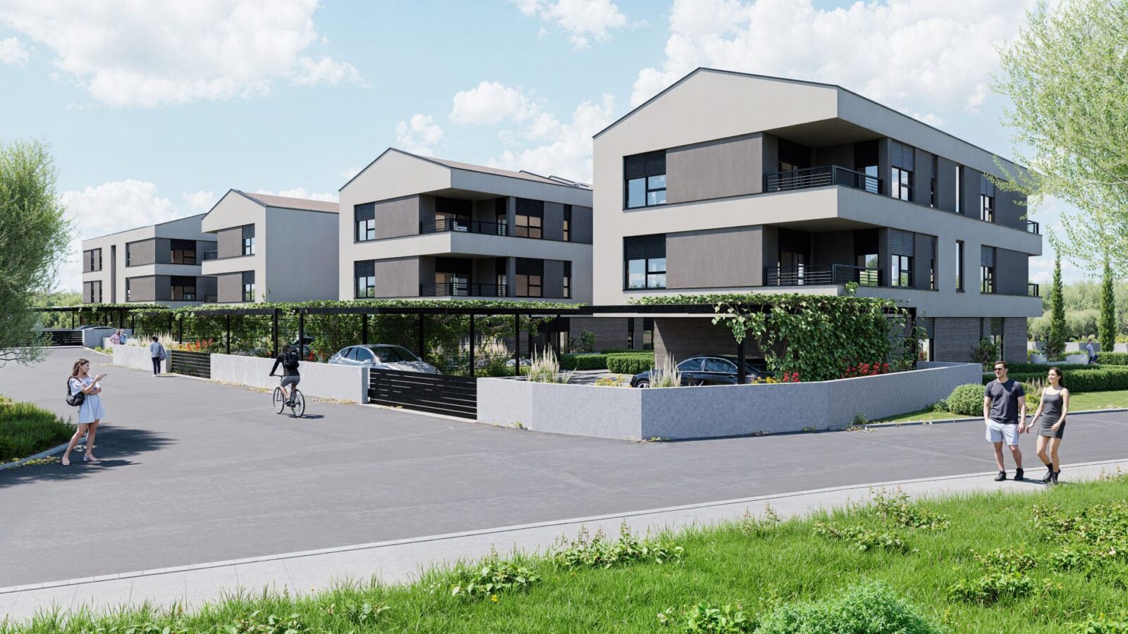 ISZTRIA, FAŽANA - 3 hálószobás apartman terasszal egy privát komplexumban úszómedencével!