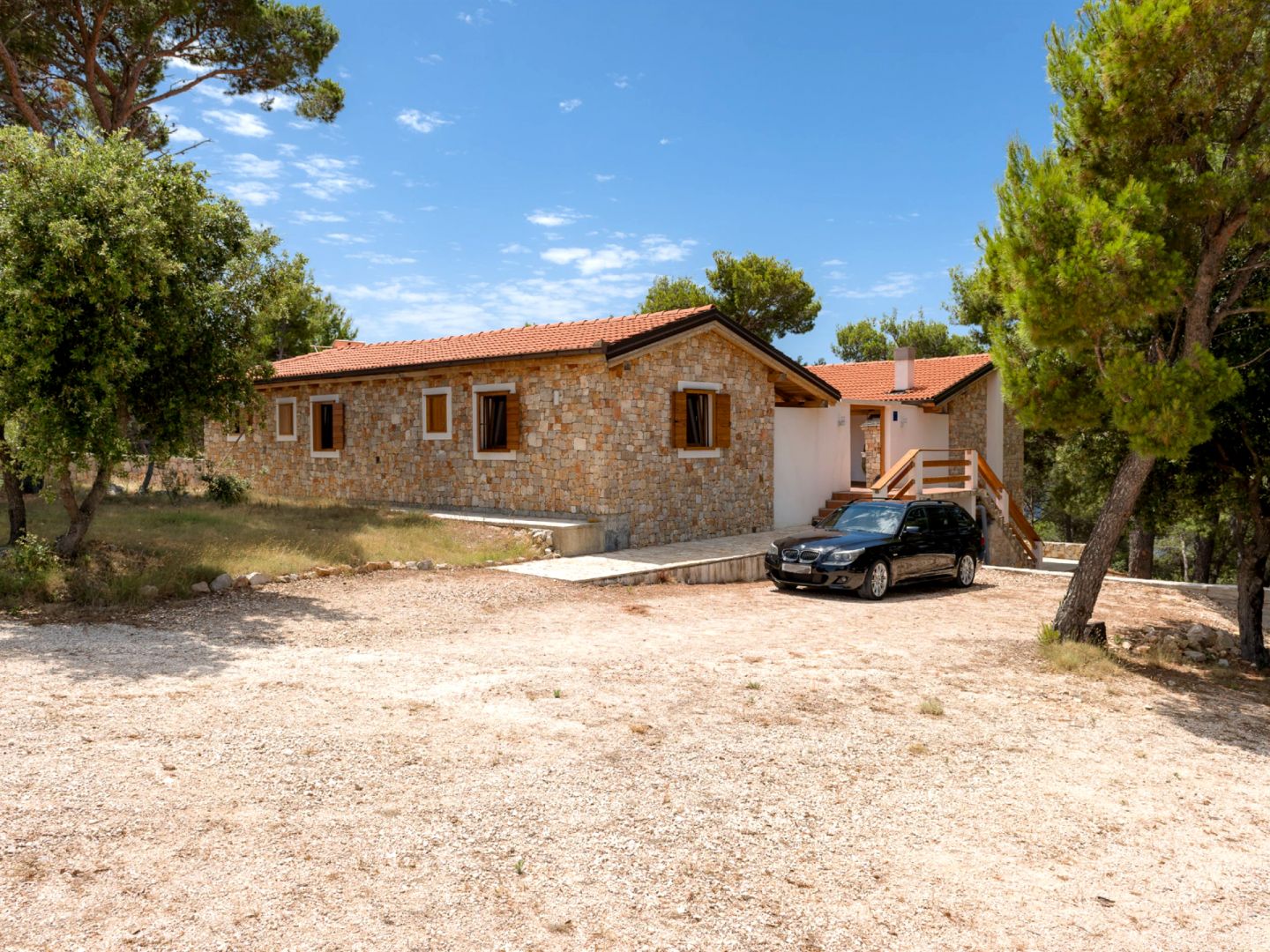 DALMÁCIA, TROGIR - Privát oázis a tengerparton