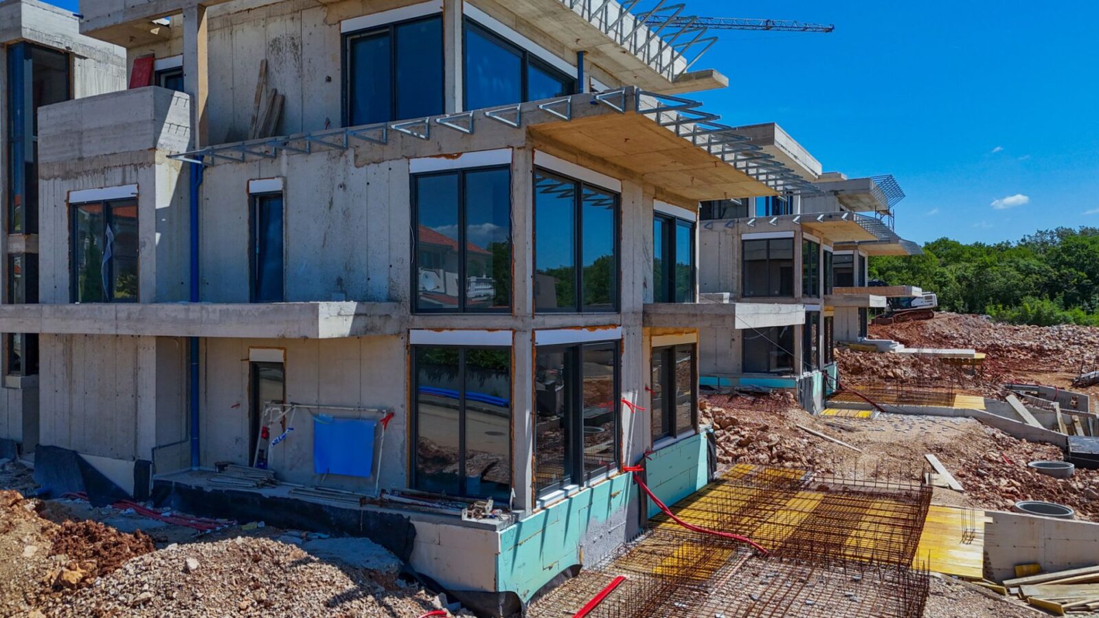KRK SZIGET, NJIVICE - Exkluzív új épület, apartman az 1. emeleten!
