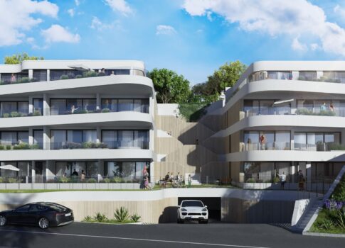 OPATIJA, KÖZPONT - Új építésű, kiváló dizájnnal és tengerre néző kilátással!