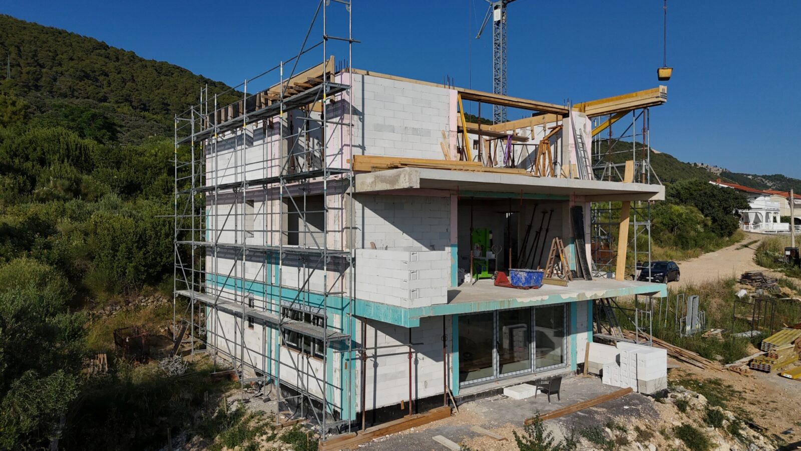 RAB SZIGETE, BANJOL - Penthouse lakás, garázs és panorámás kilátás a tengerre