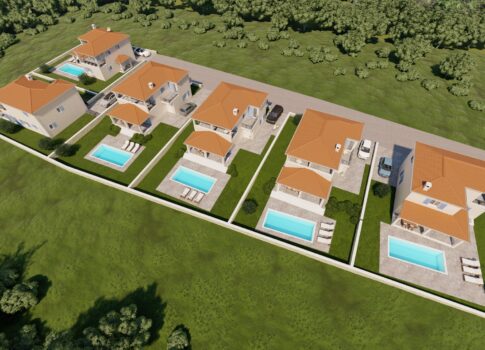 ISZTRIA, LIŽNJAN - Gyönyörű villa magas ROH BAU-ban, a tenger közelében!