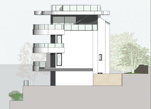 OPATIJA, KÖZPONT - kétszintes penthouse 543m2, panorámás kilátással a tengerre és tetőterasszal S2