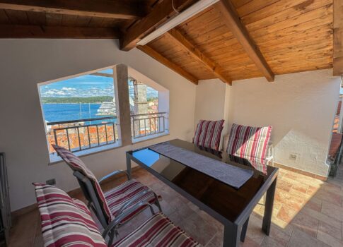 ROVINJ, CENTER - kiválóan berendezett épület Rovinj szívében tetőterasszal, kilátással, jakuzzival