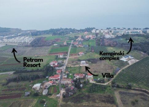 UMAG, SAVUDRIJA - luxusvilla úszómedencével a Kempinski és Petram üdülőhelyek közelében, közel a strandhoz!