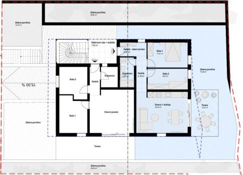 CRES SZIGET, CRES - Modern apartman saját kerttel