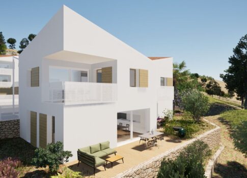 CRES SZIGET, CRES - Két hálószobás lakás a földszinten, 2 parkolóhellyel, kerttel 100m2