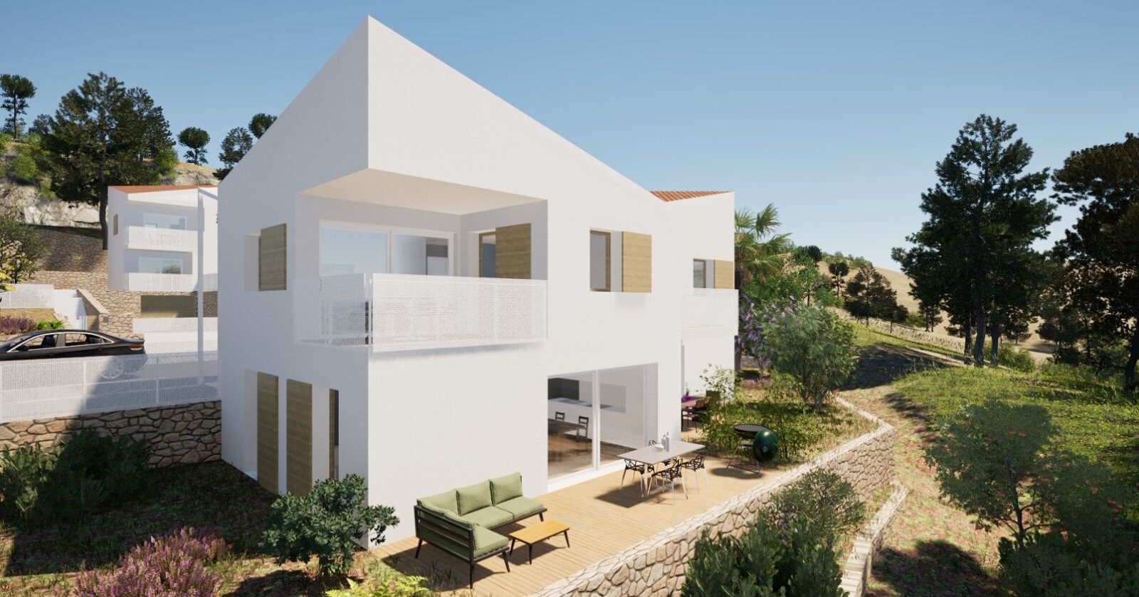 CRES SZIGET, CRES - Modern 3 szobás + nappalis lakás a zöldövezet szélén, ÚJ ÉPÜLETBEN!