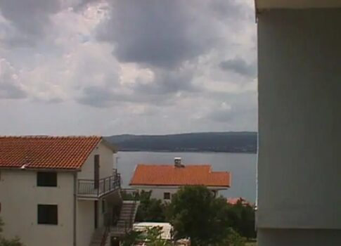 CRIKVENICA - 37 m2-es stúdióapartman tengerre néző kilátással