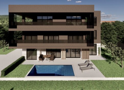 CRIKVENICA, JADRANOVO - penthouse új épületben, saját lifttel - luxus apartman tengerre néző kilátással