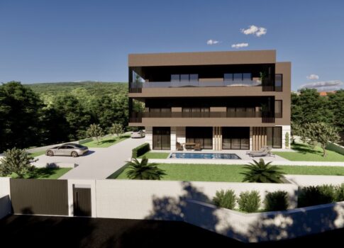 CRIKVENICA, JADRANOVO - modern kétszobás apartman új épületben