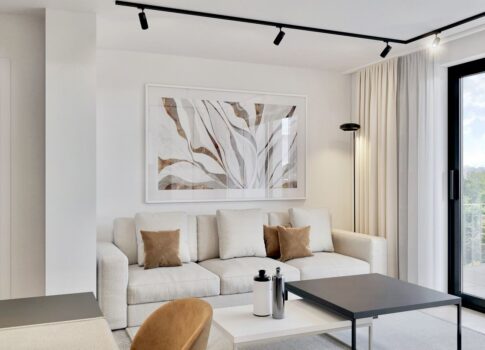 ISZTRIA, UMAG - Kiváló 2 hálószoba + fürdőszoba kerttel egy új épületben