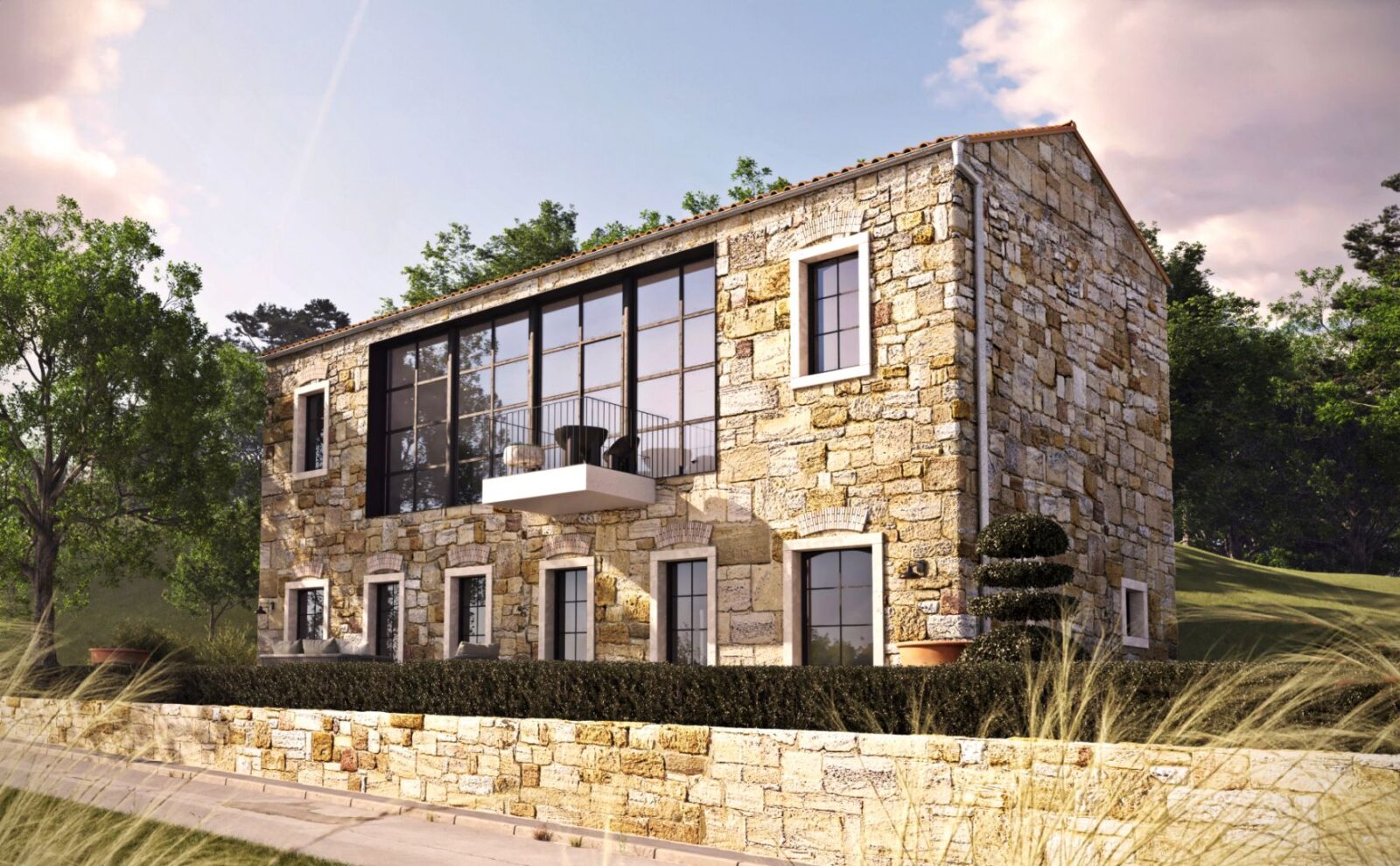 ISZTRIA, CEROVLJE - Régi kőépület felújítása megkezdődött