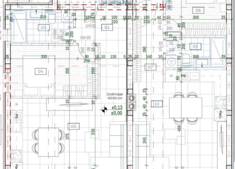KRK SZIGET, OMIŠALJ - Kiváló minőségű új épület tengerre néző kilátással