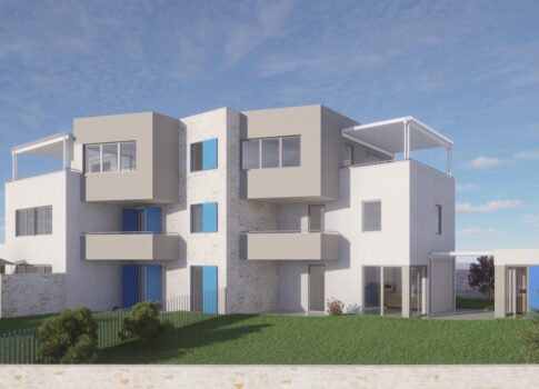 NOVI VINODOLSKI, POVILE - Lakások új épületben, NAGYSZERŰ HELYEN!