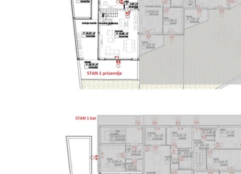 NOVI VINODOLSKI, POVILE - Lakások új épületben, NAGYSZERŰ HELYEN!