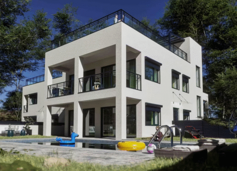 ISZTRIA, POREČ - Modern apartman tengerre néző kilátással