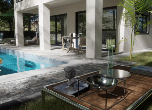 ISZTRIA, POREČ - Modern apartman tengerre néző kilátással