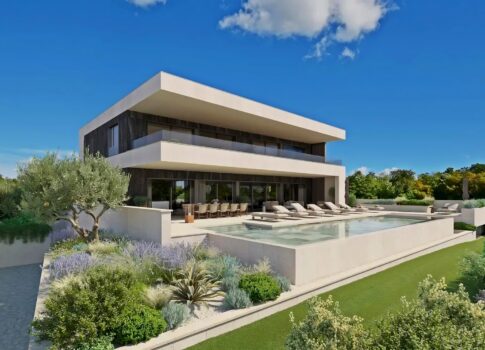 ISZTRIA, POREČ - Luxusvilla panorámás kilátással